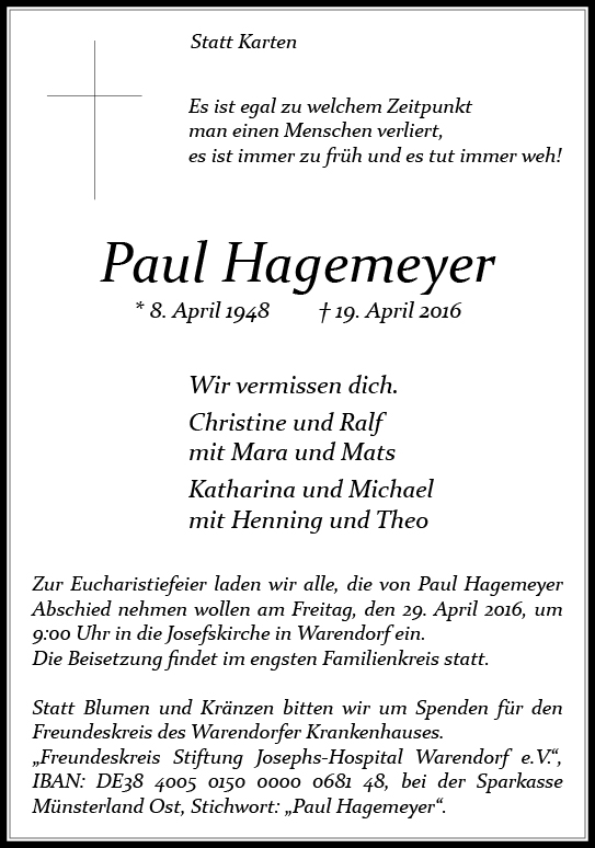 Hagemeyer, Paul