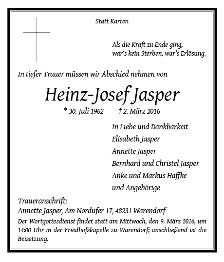 Jasper, Heinz-Josef