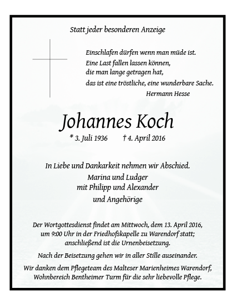 Koch, Johannes