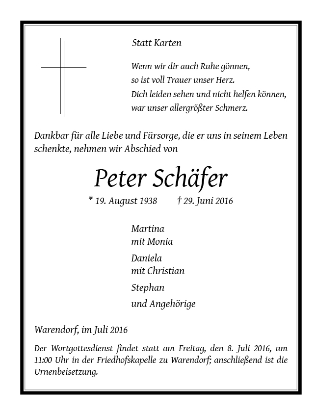 Schaefer, Peter