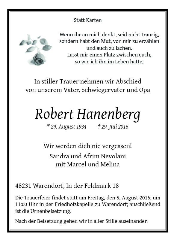 Hanenberg, Robert