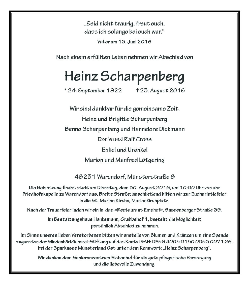Scharpenberg, Heinz